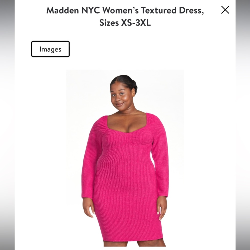 Madden NYC Corset Bodycon Dress